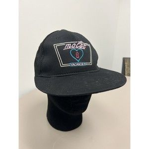 Nastygal Motel Vacancies Black Mesh Trucker Hat Cap Brand New With Tags